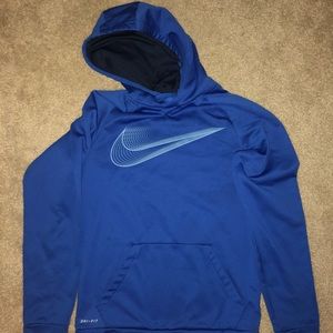 Blue Nike sweatshirt